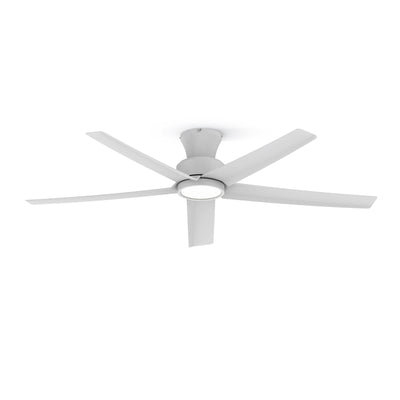 52" Ceiling Fan with LED Lights, White