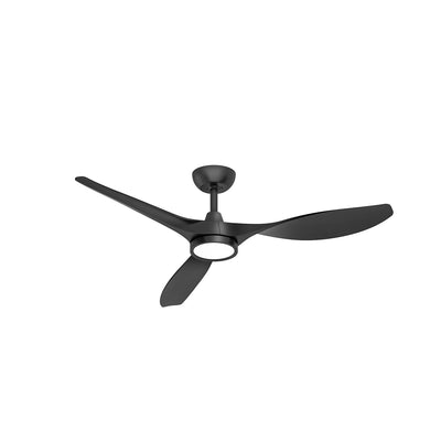 R3 52" Ceiling Fan with Light and Remote, Modern Design for Indoor