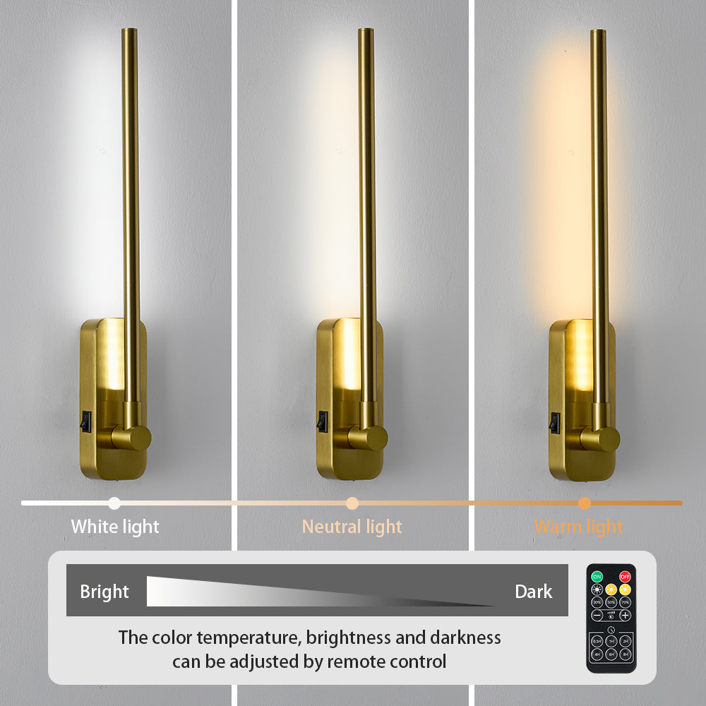 Modern Battery Operated Wall Sconces with Remote Control