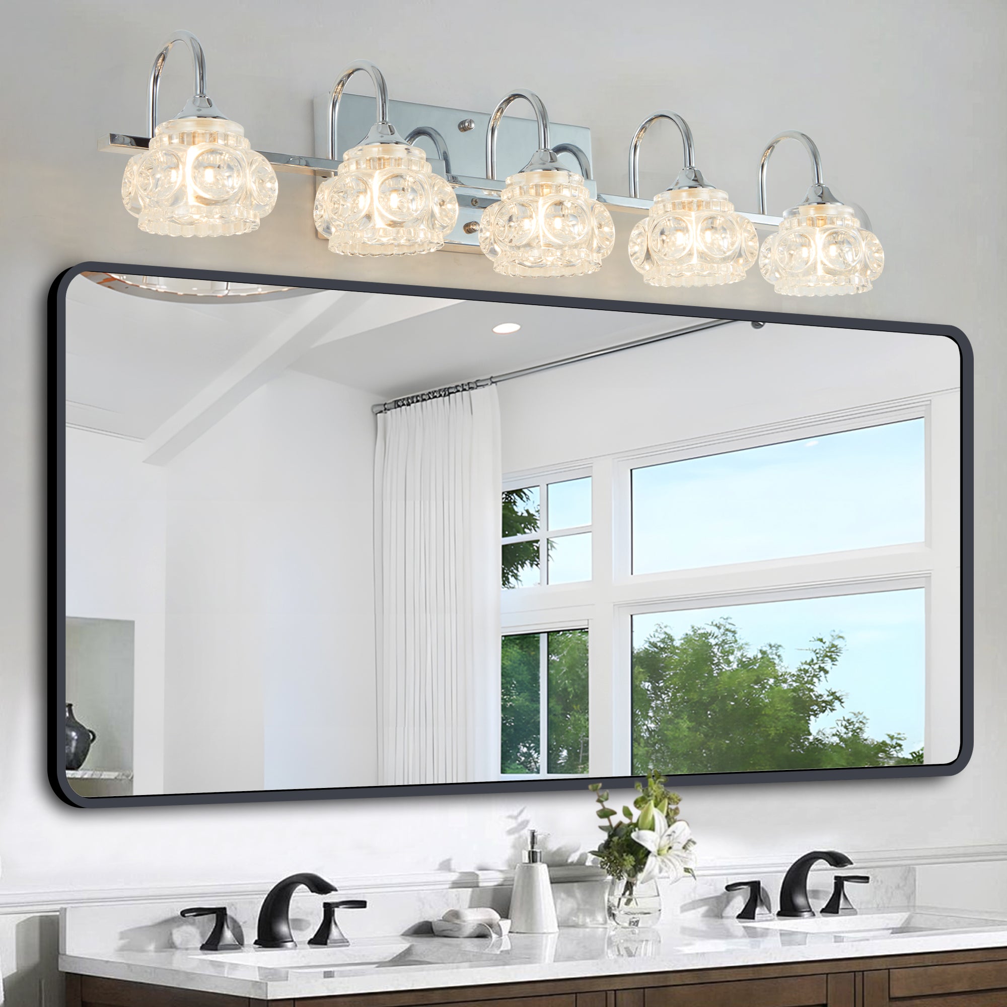Retro Bathroom Vanity Light Fixture