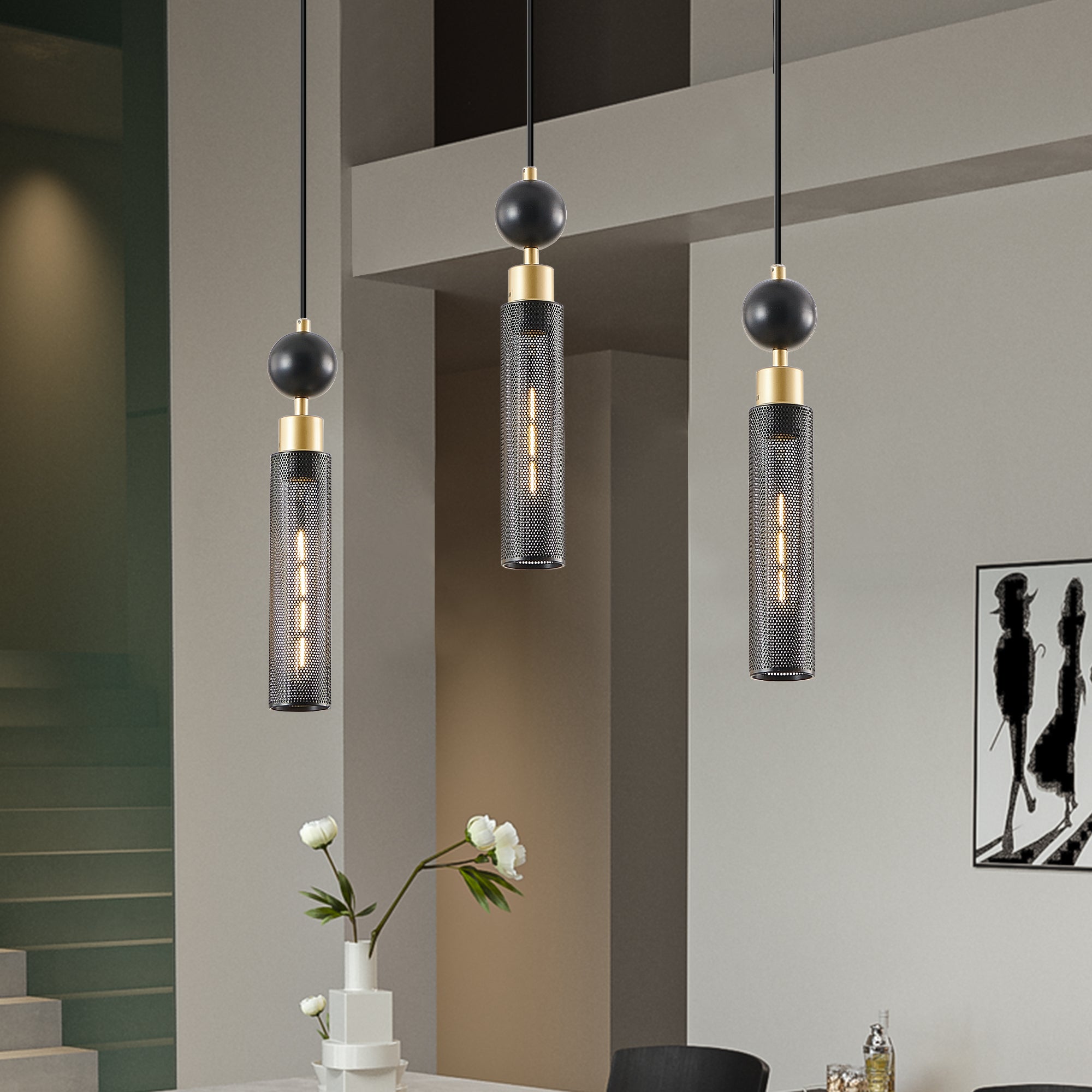 Linear LED Industrial Pendant Lighting