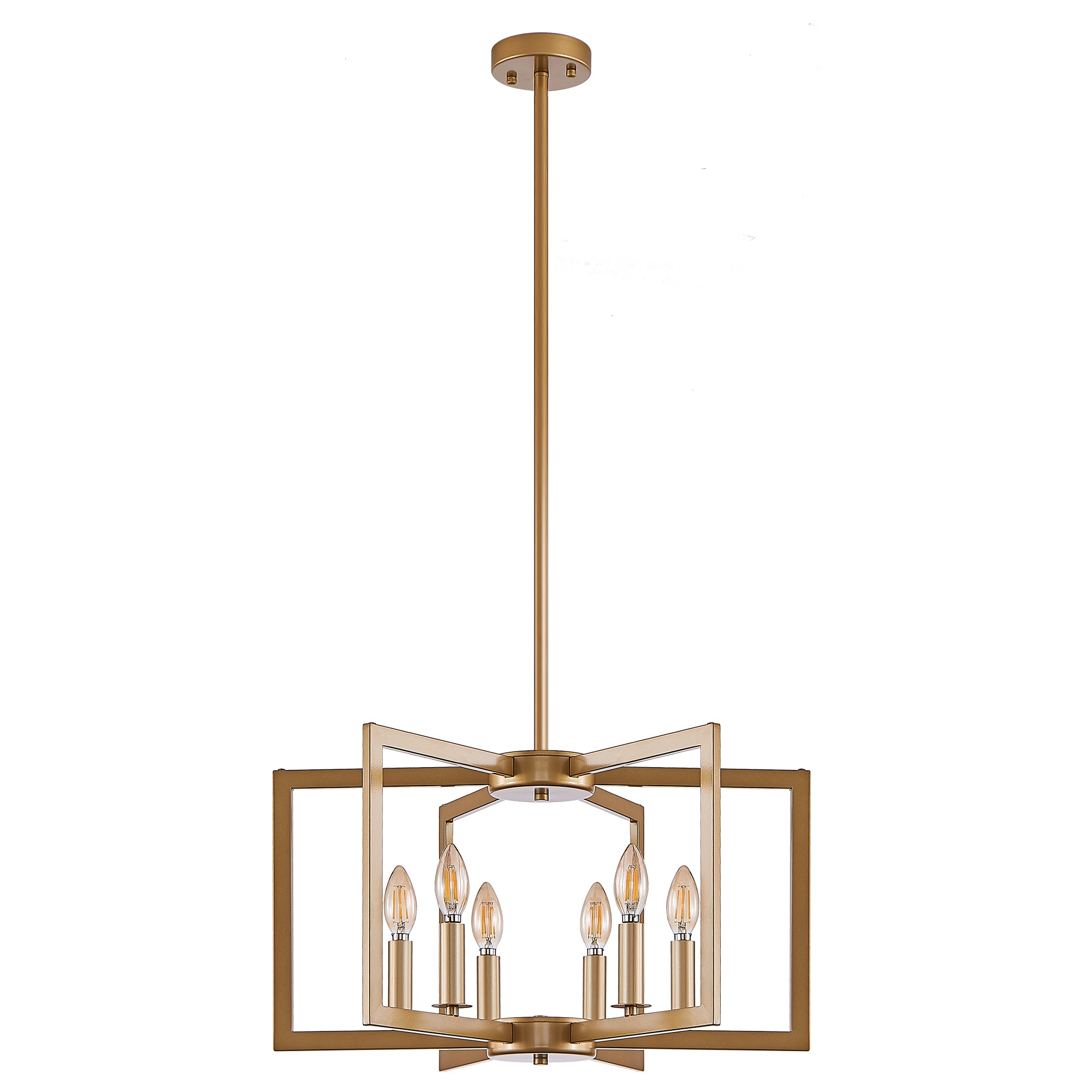 Geometric Metal Modern Industrial Light Fixture