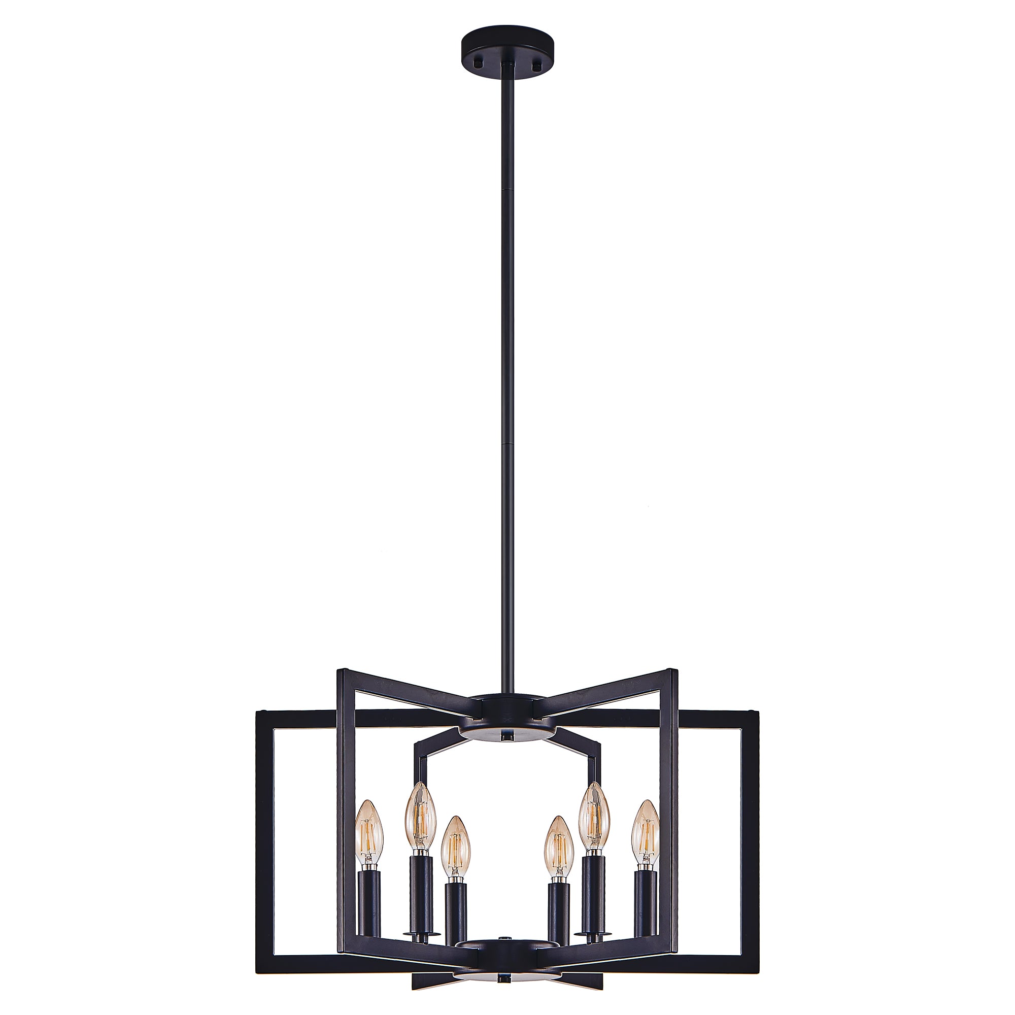 Geometric Metal Modern Industrial Light Fixture