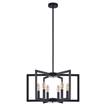 Geometric Metal Modern Industrial Light Fixture
