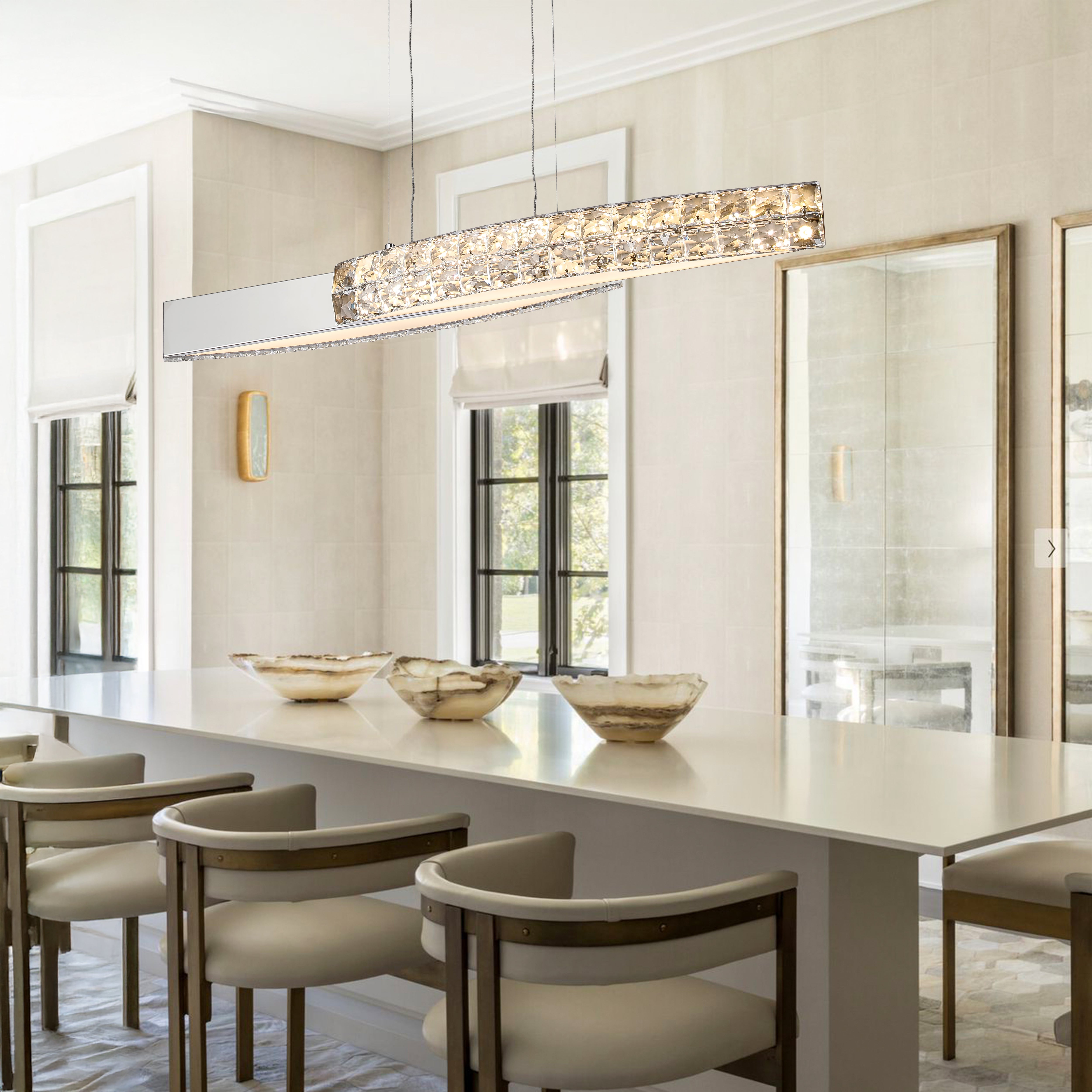 Crystal Dining Room Pendant Light