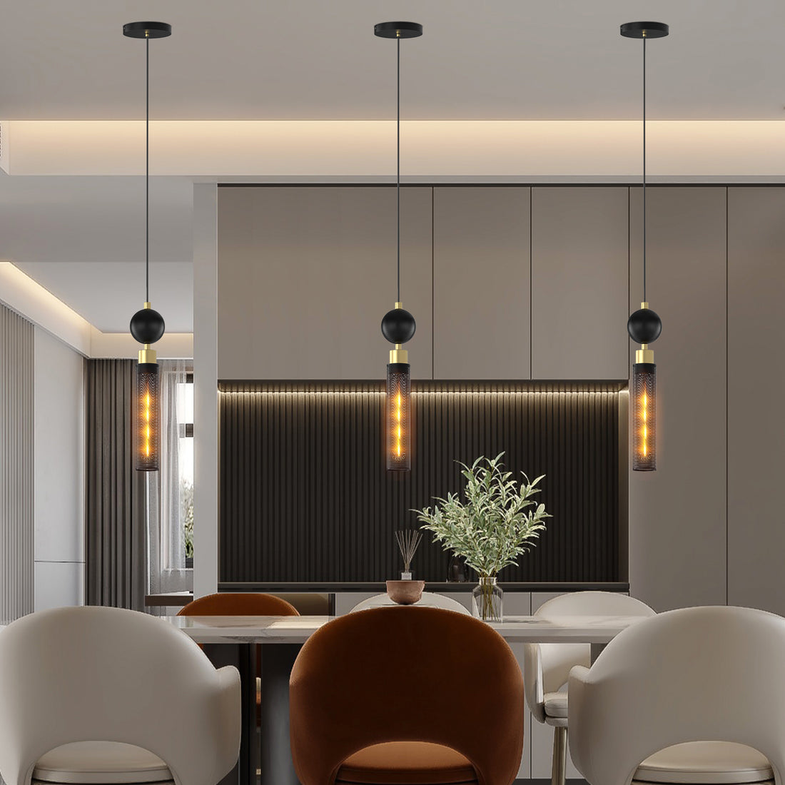 Linear LED Industrial Pendant Lighting