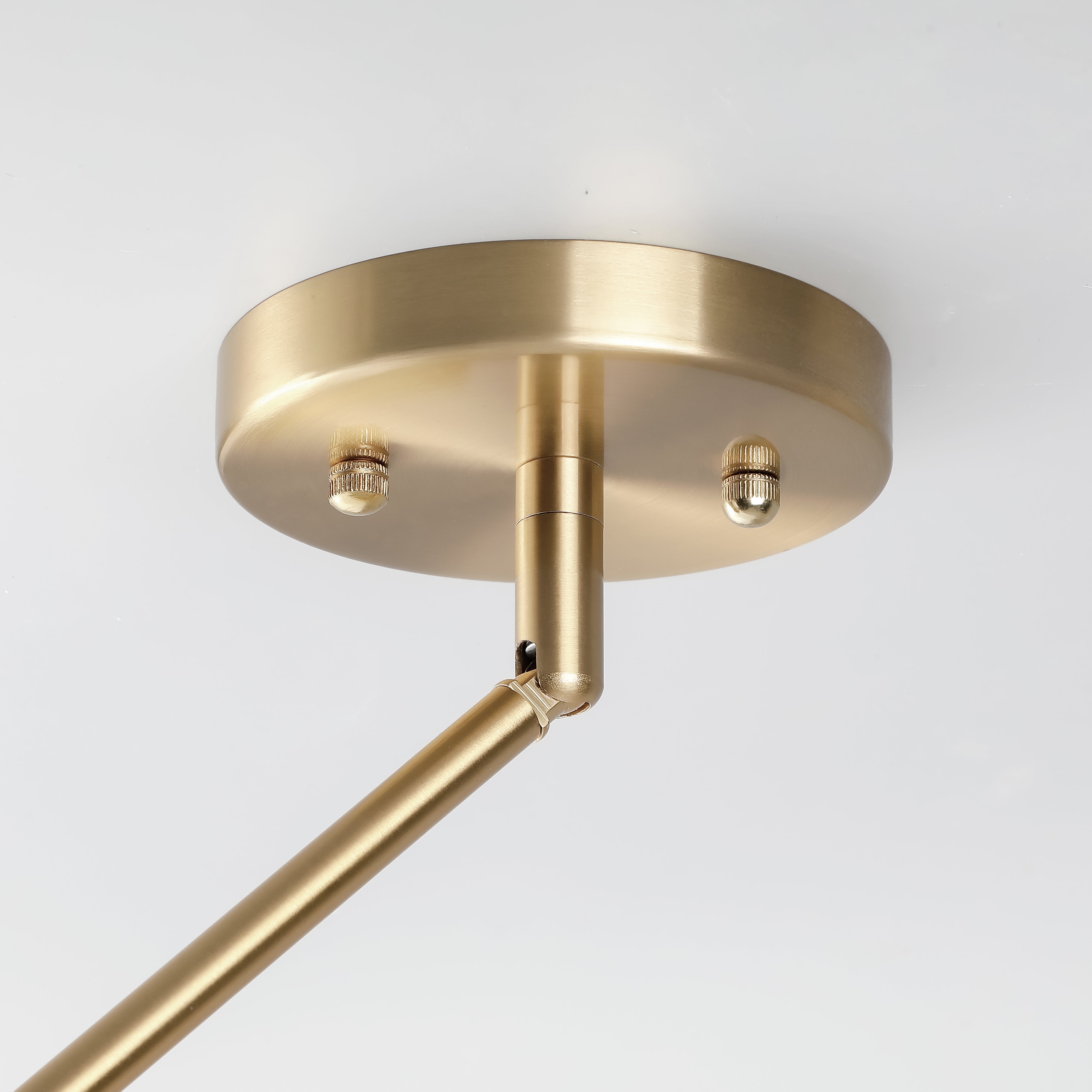 Double-glazed Glass Swing Arm Chandelier