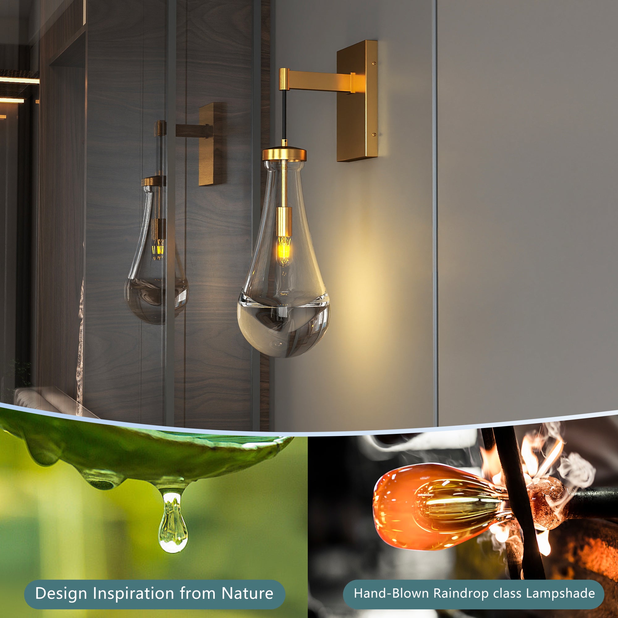 Raindrop Sconce Wall Lighting