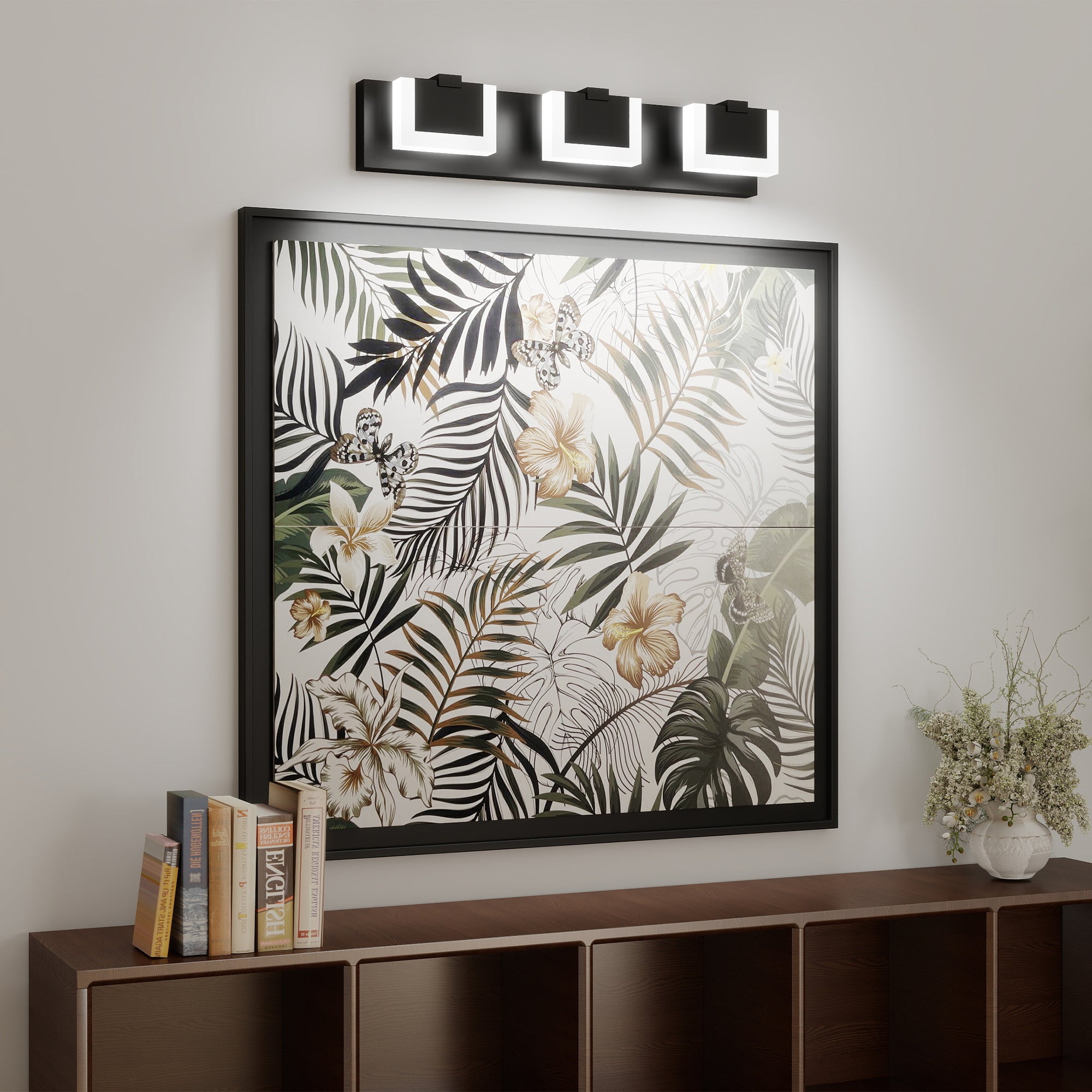 Modern Black Bathroom Wall Lighting Fixtures