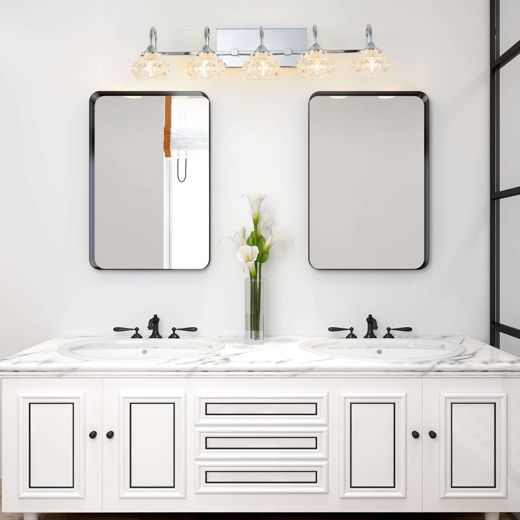Retro Bathroom Vanity Light Fixture