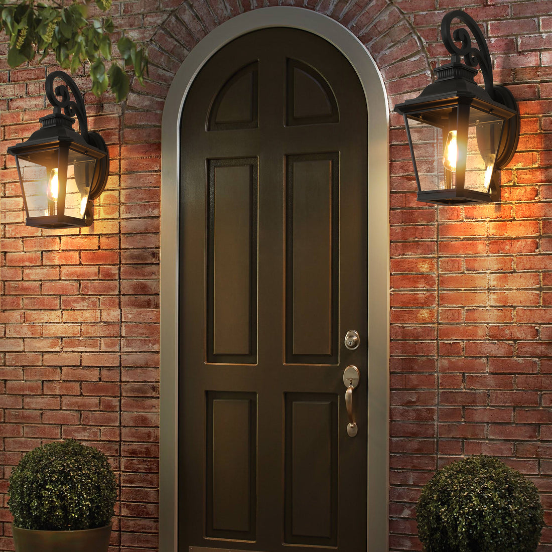 Waterproof Exterior Wall Lanterns with Glass