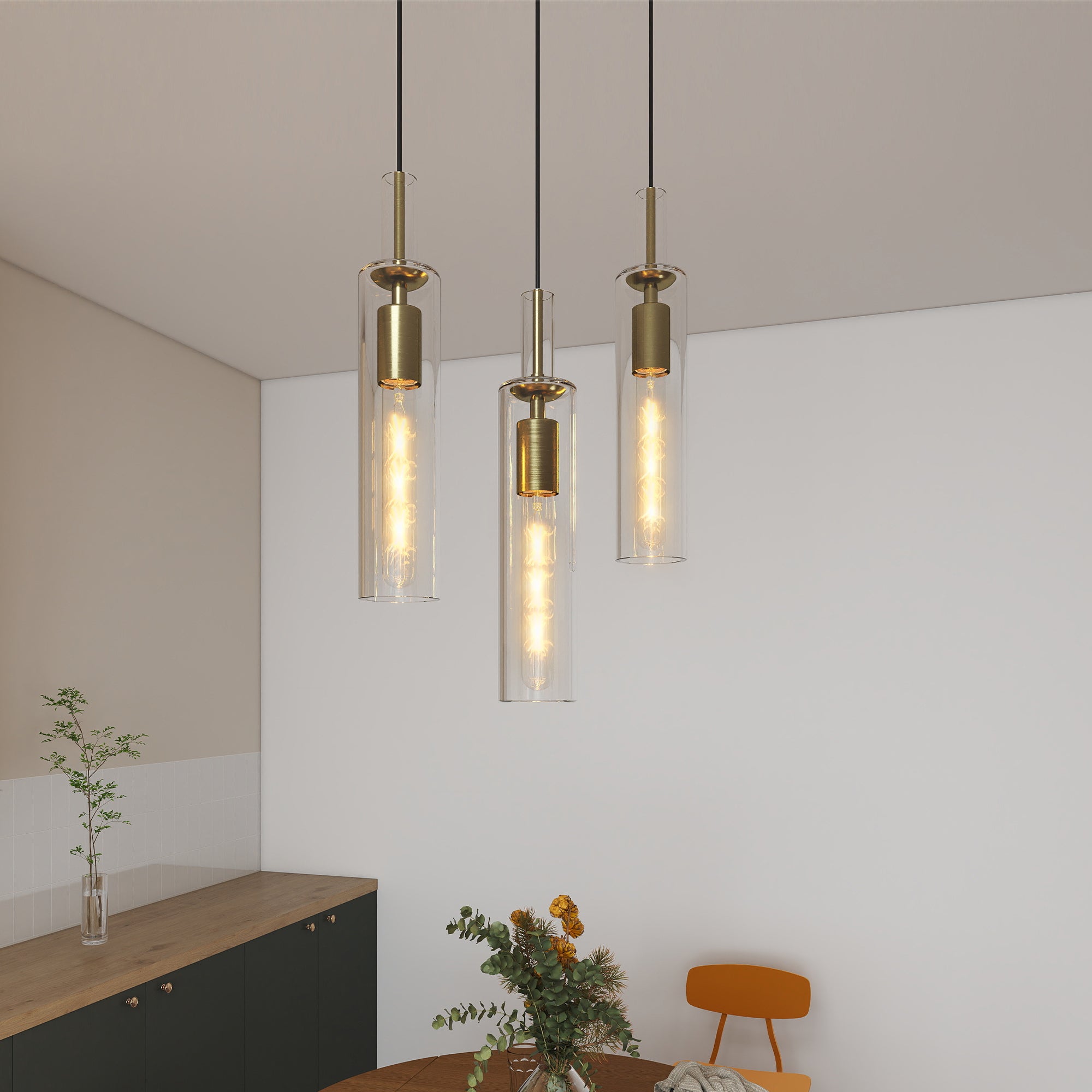 3 Pack Pendant Lights Kitchen Island