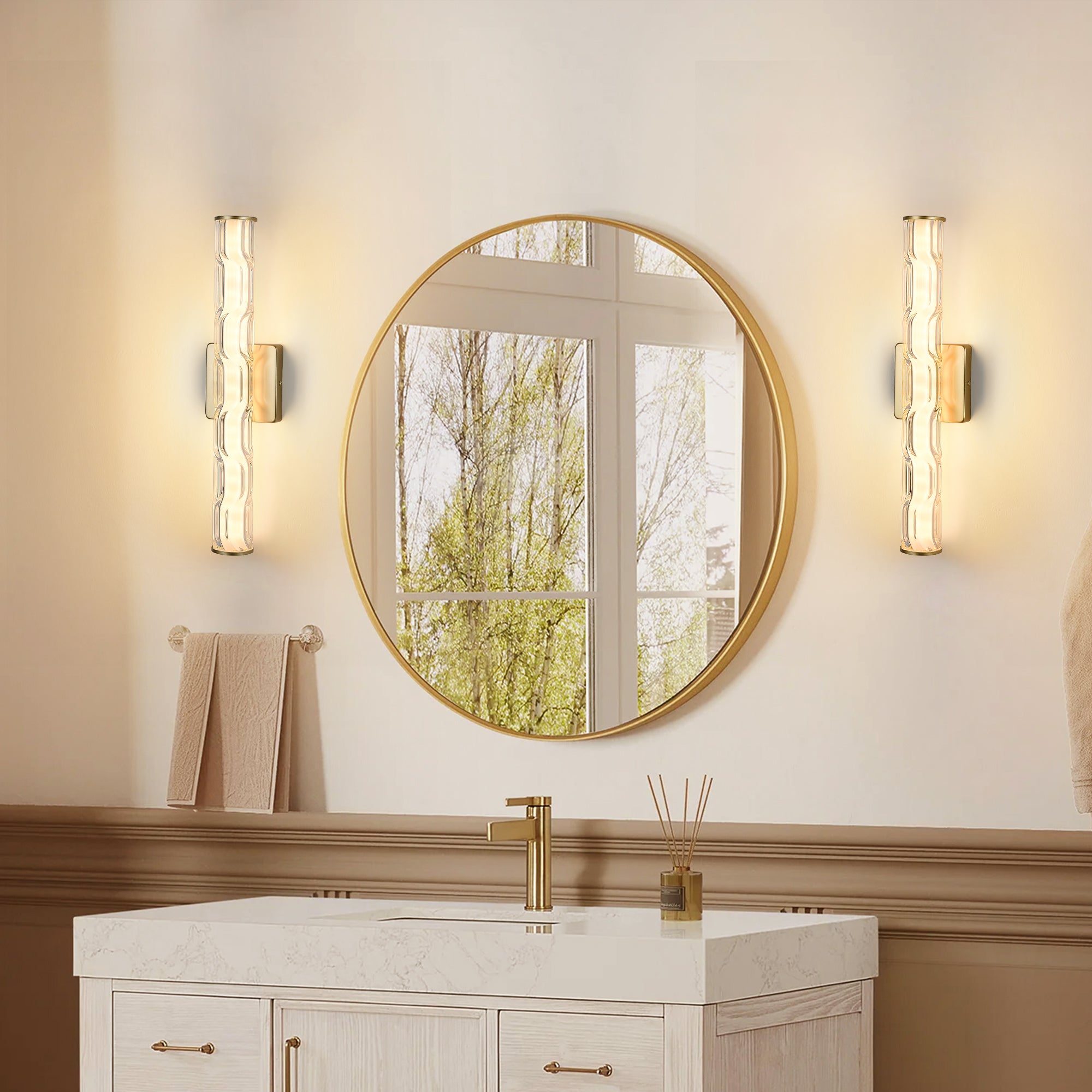 Modern Wall Sconce Light Set of 2