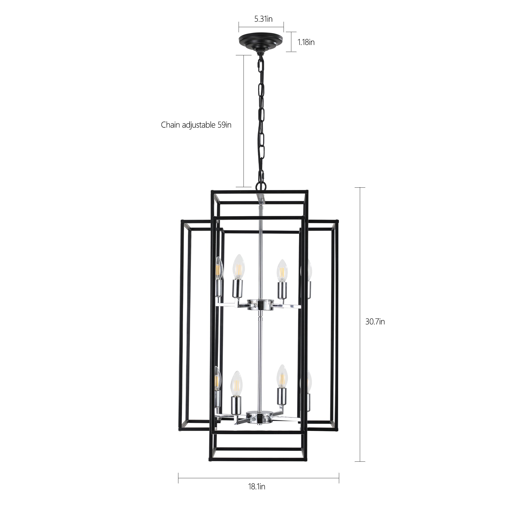 Hanging Light Fixture for Dining Room
