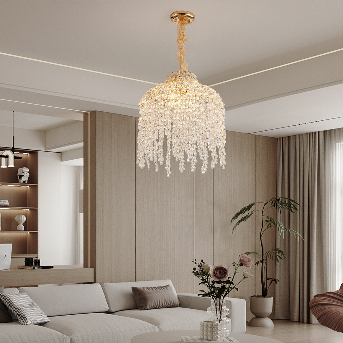 Elegant Crystal Vintage Waterfall Design Lights