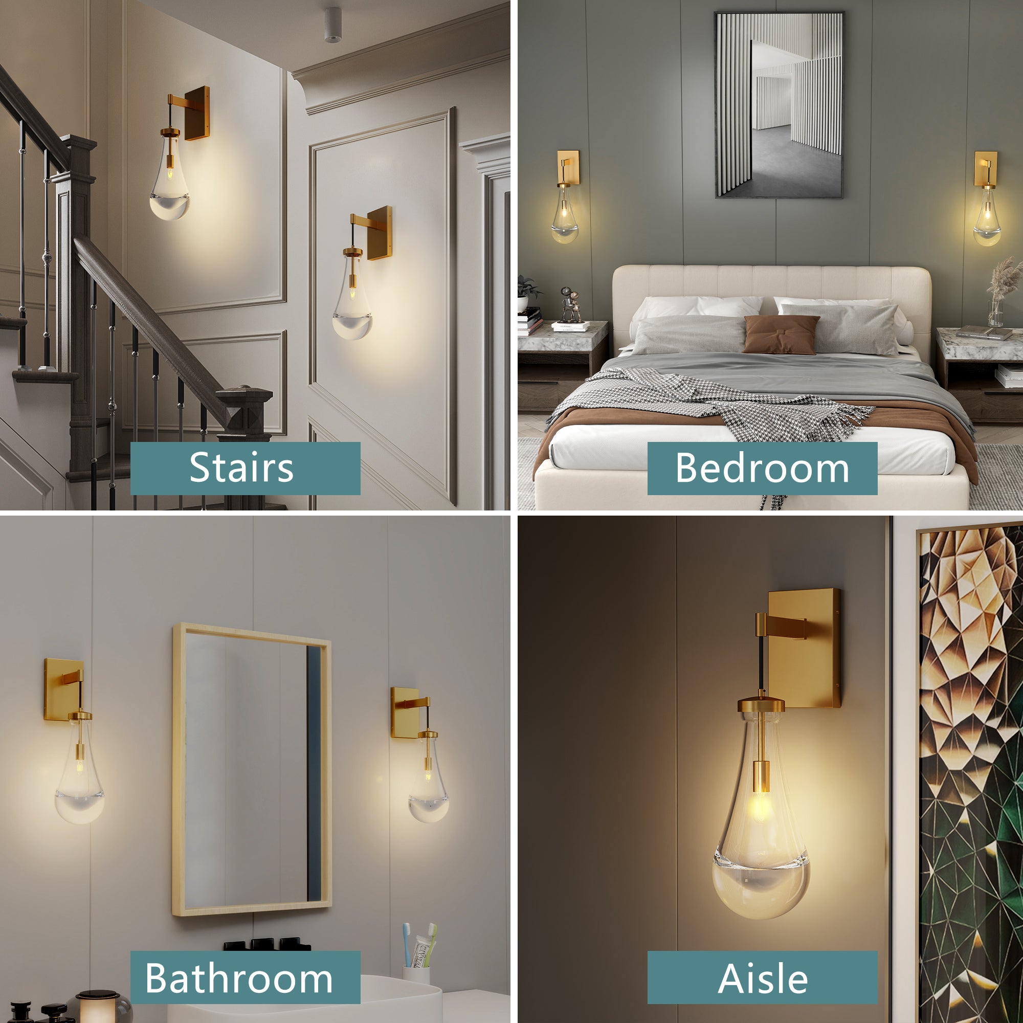 Raindrop Sconce Wall Lighting