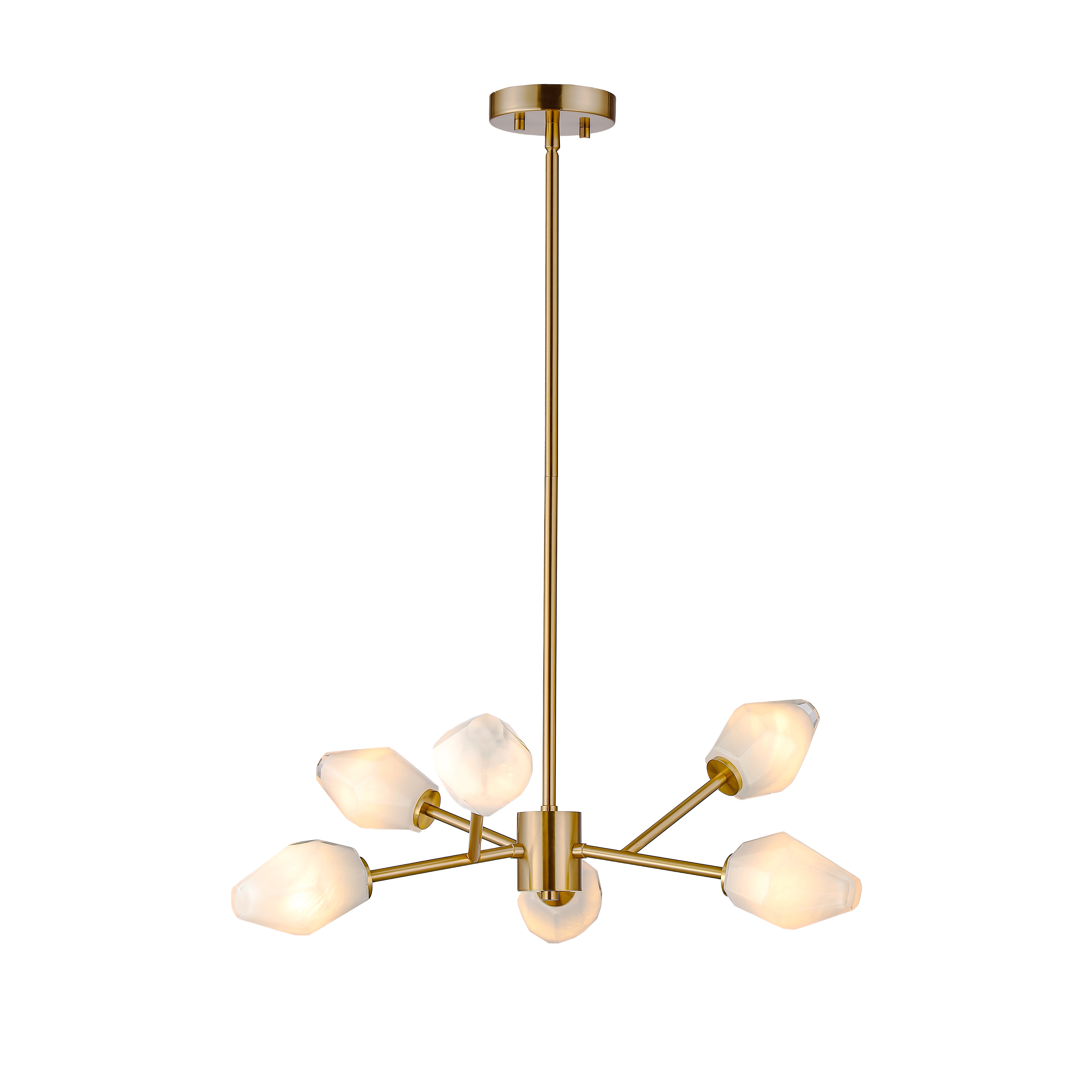 Bronze Handmade Glass Chandeliers