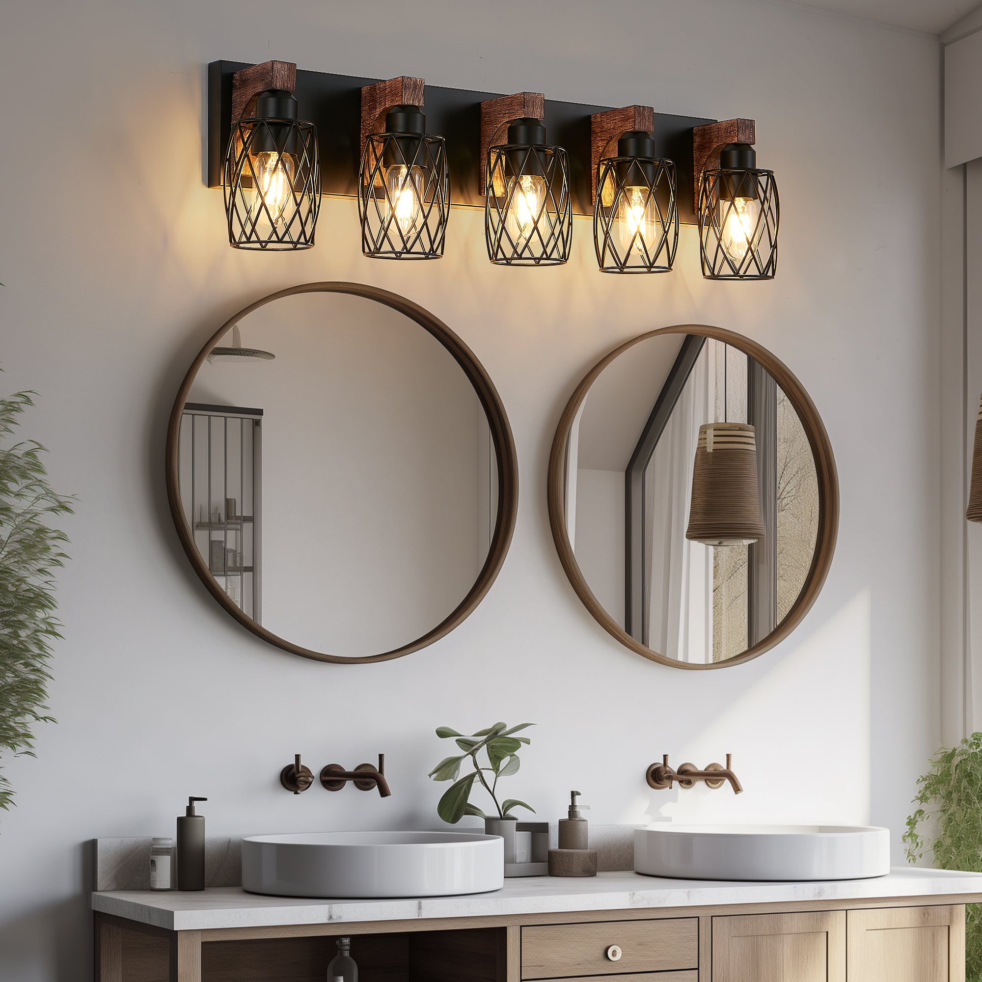 Farmhouse Bathroom Vanity Light Fixtures