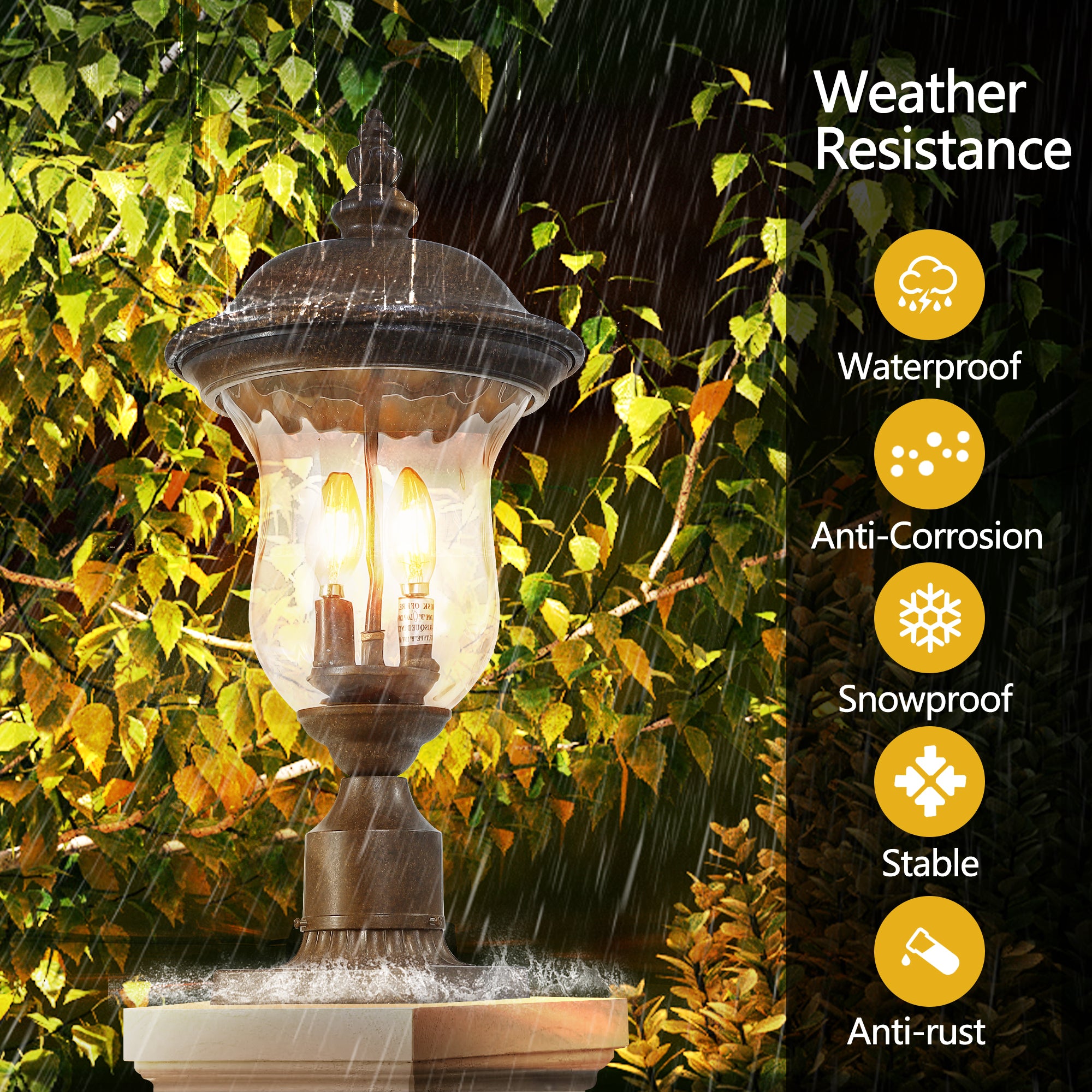Exterior Waterproof Lantern Porch Light