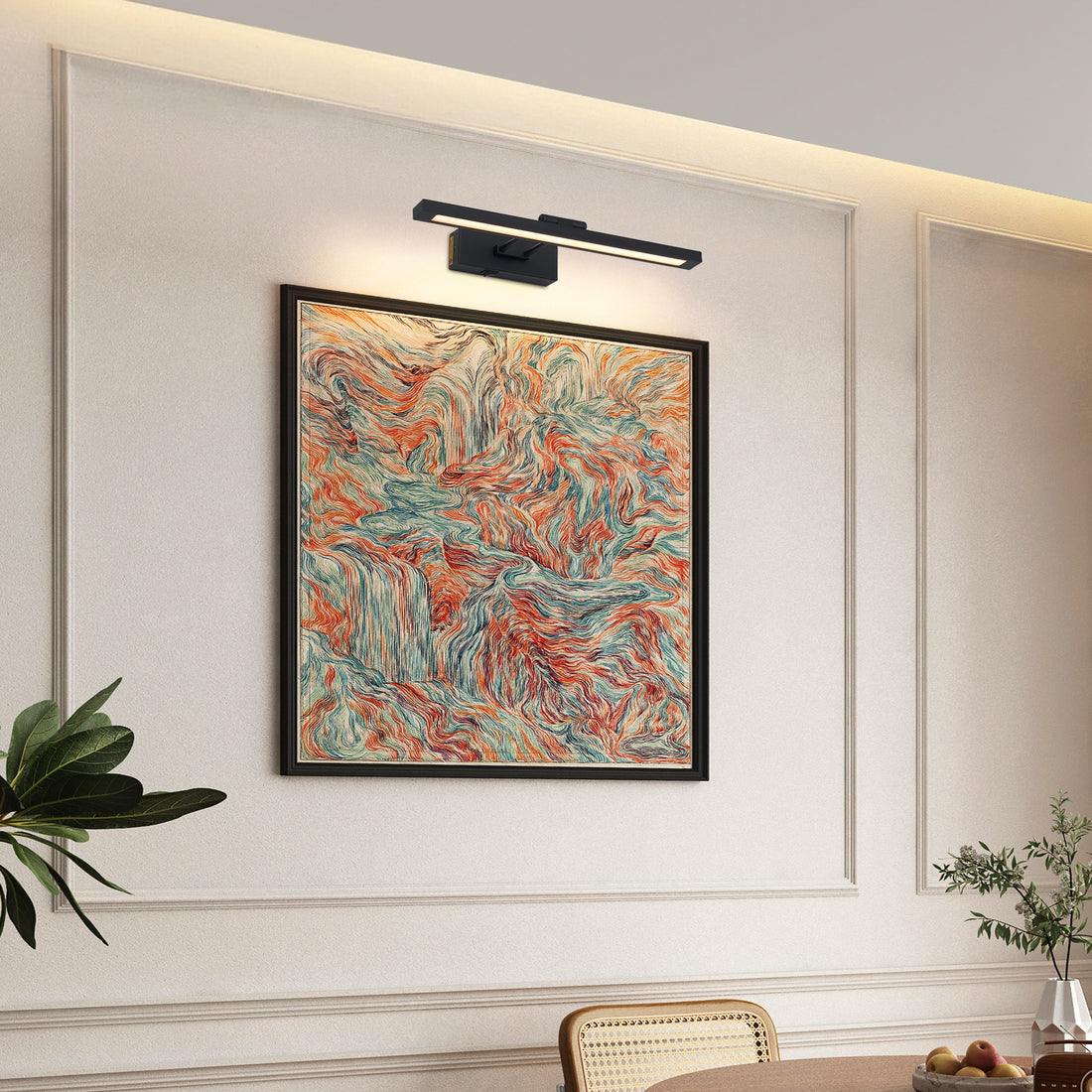 Rechargable Wall Lamps with Rotatable Lighting Remote