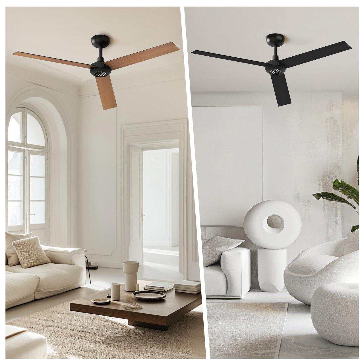 X3 52 Inch LED Ceiling Fan, Plywood Double Side Blades