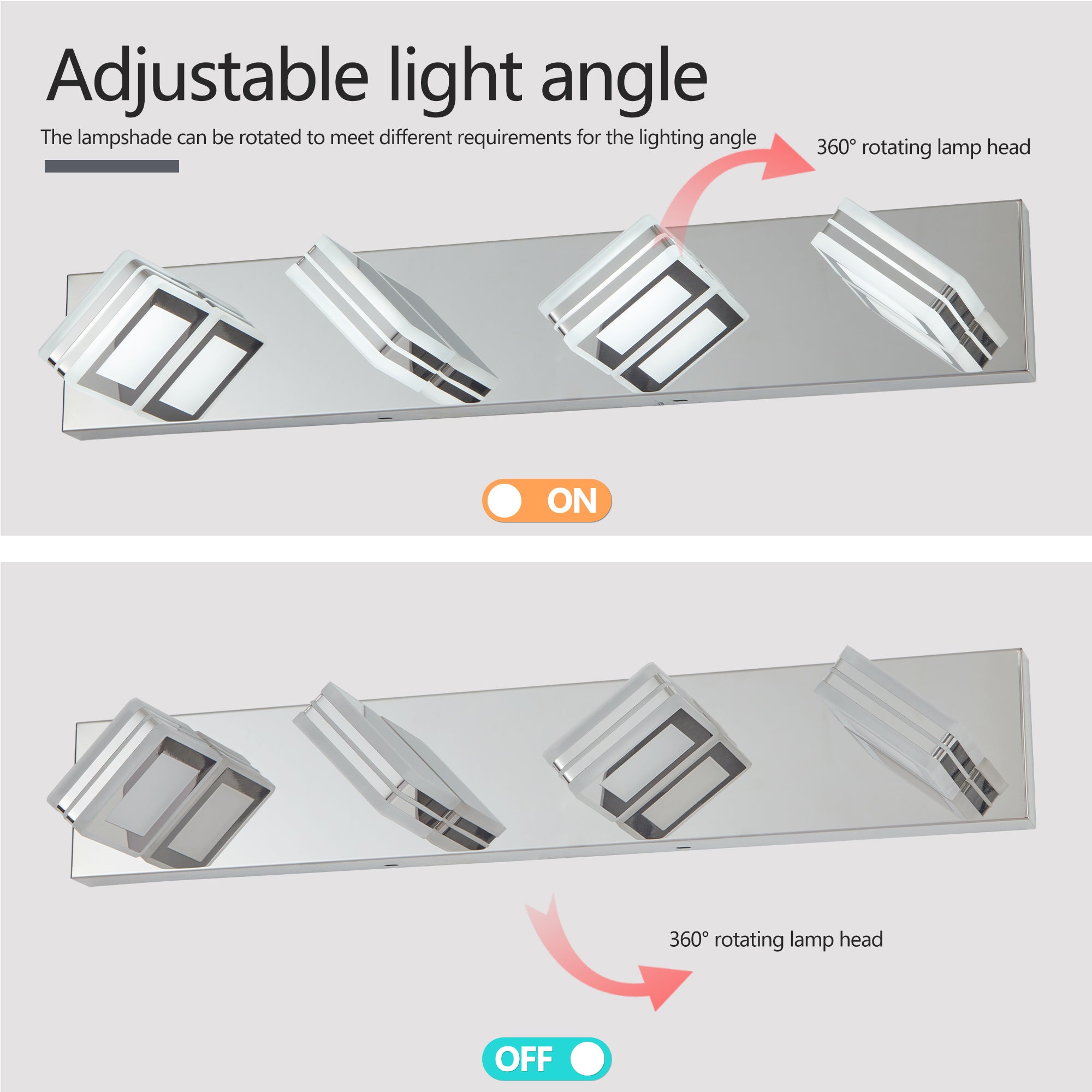 LED Vanity Lights for Bathroom Light Fixture