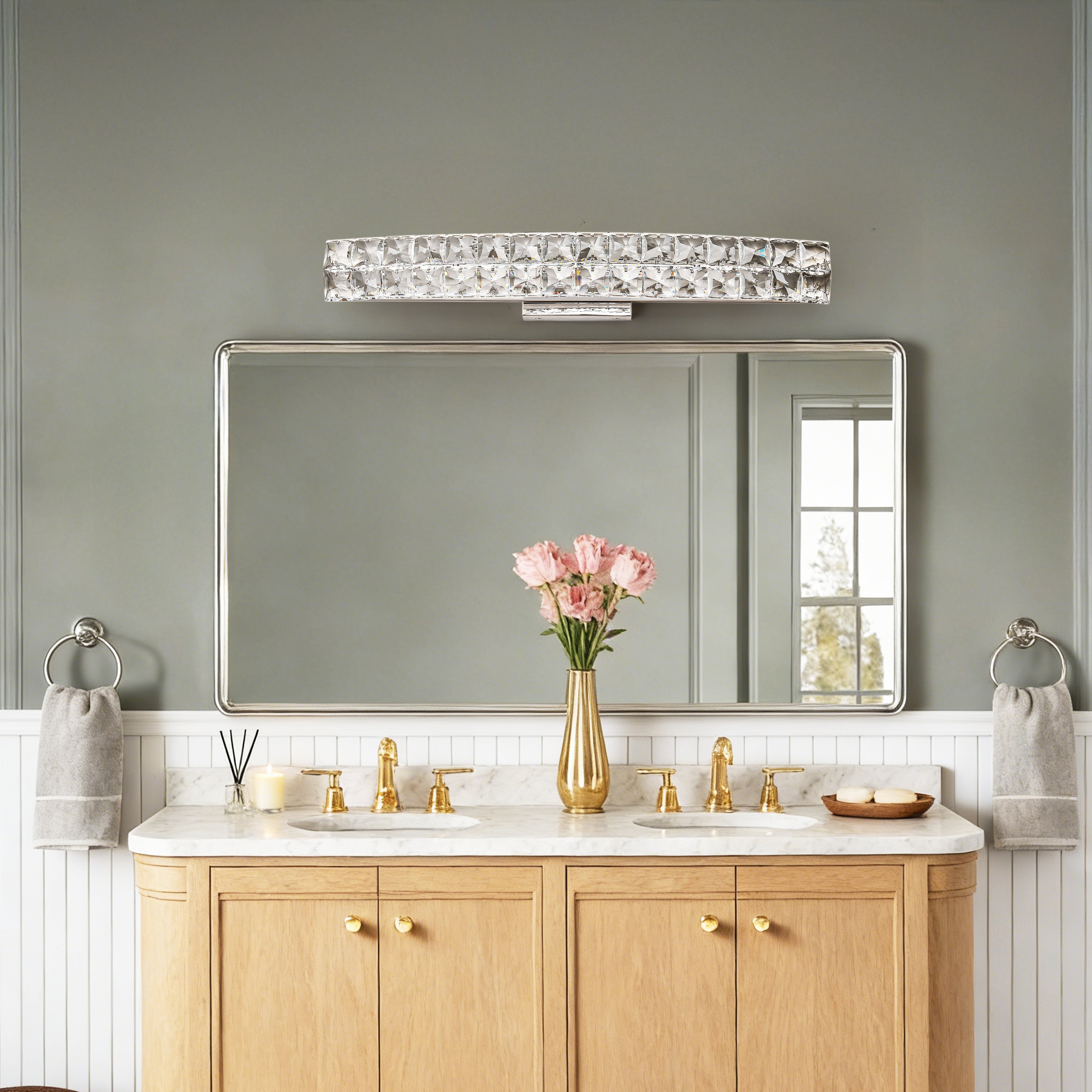 Modern LED Crystal Wall Light