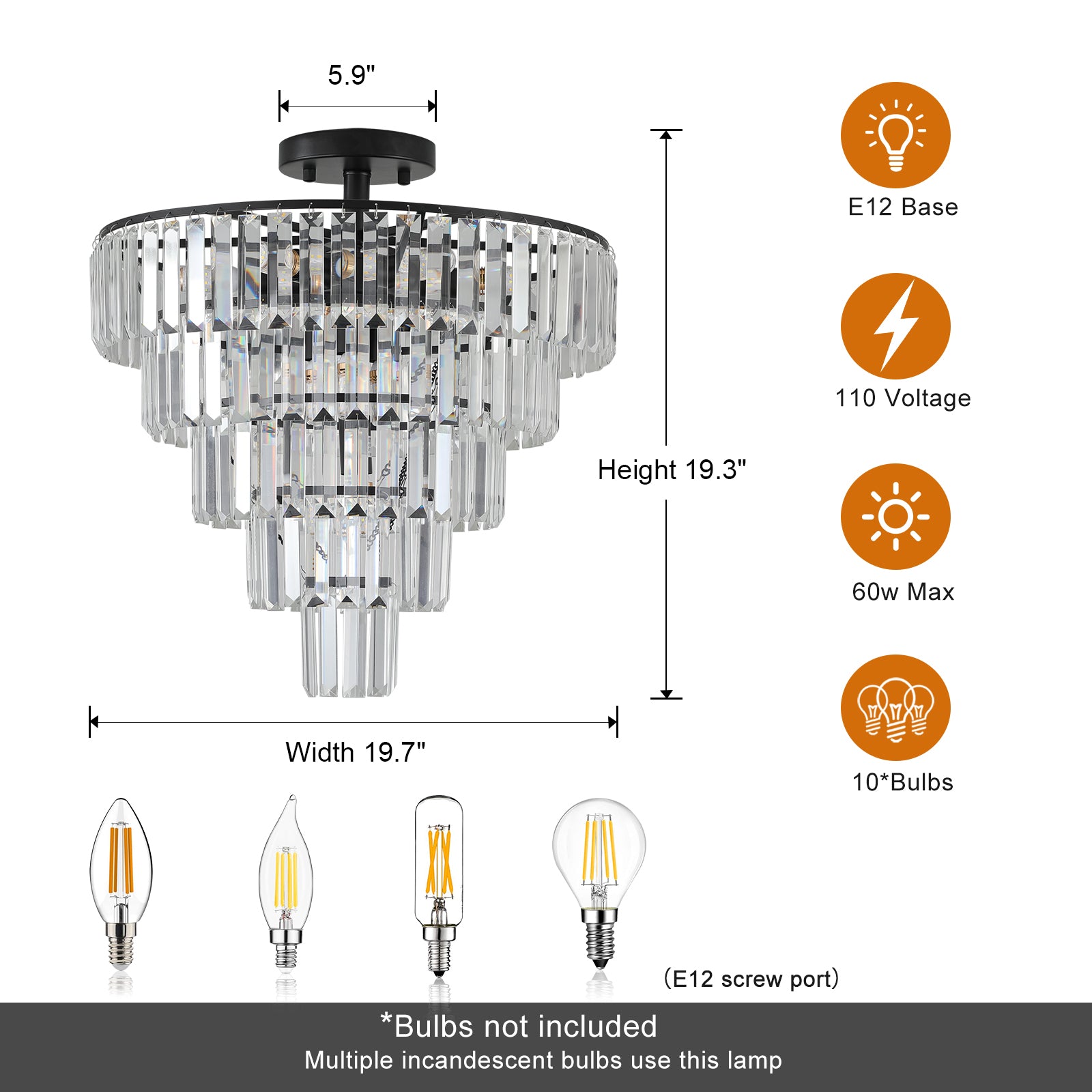 Luxury  Flush Mount Light Fixture