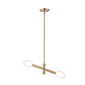 Double-glazed Glass Swing Arm Chandelier