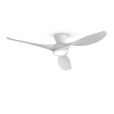 52" LED Ceiling Fan Light, White