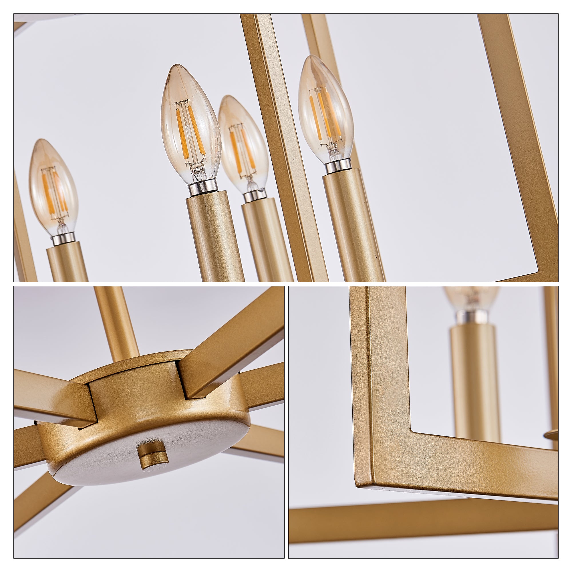 Geometric Metal Modern Industrial Light Fixture