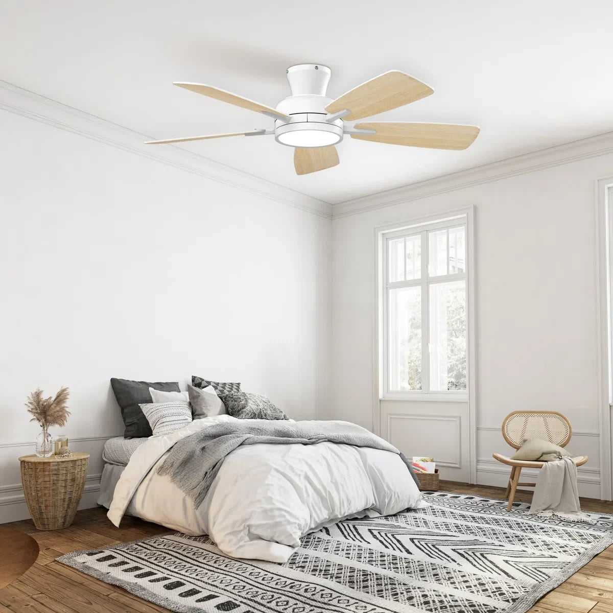 46“ Low Profile LED Ceiling Fan with Back Light