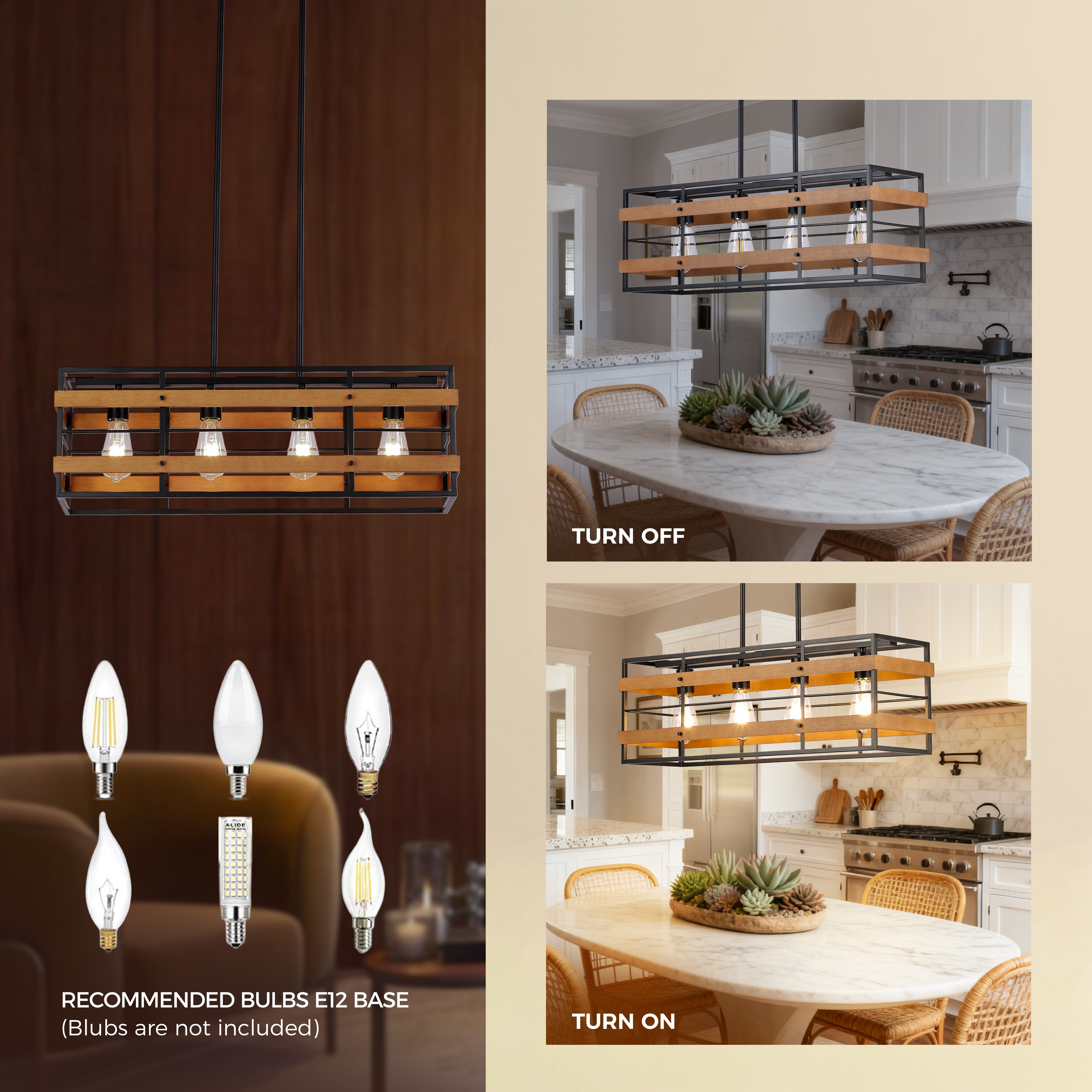 Farmhouse Style Dining Room Pendant Lights