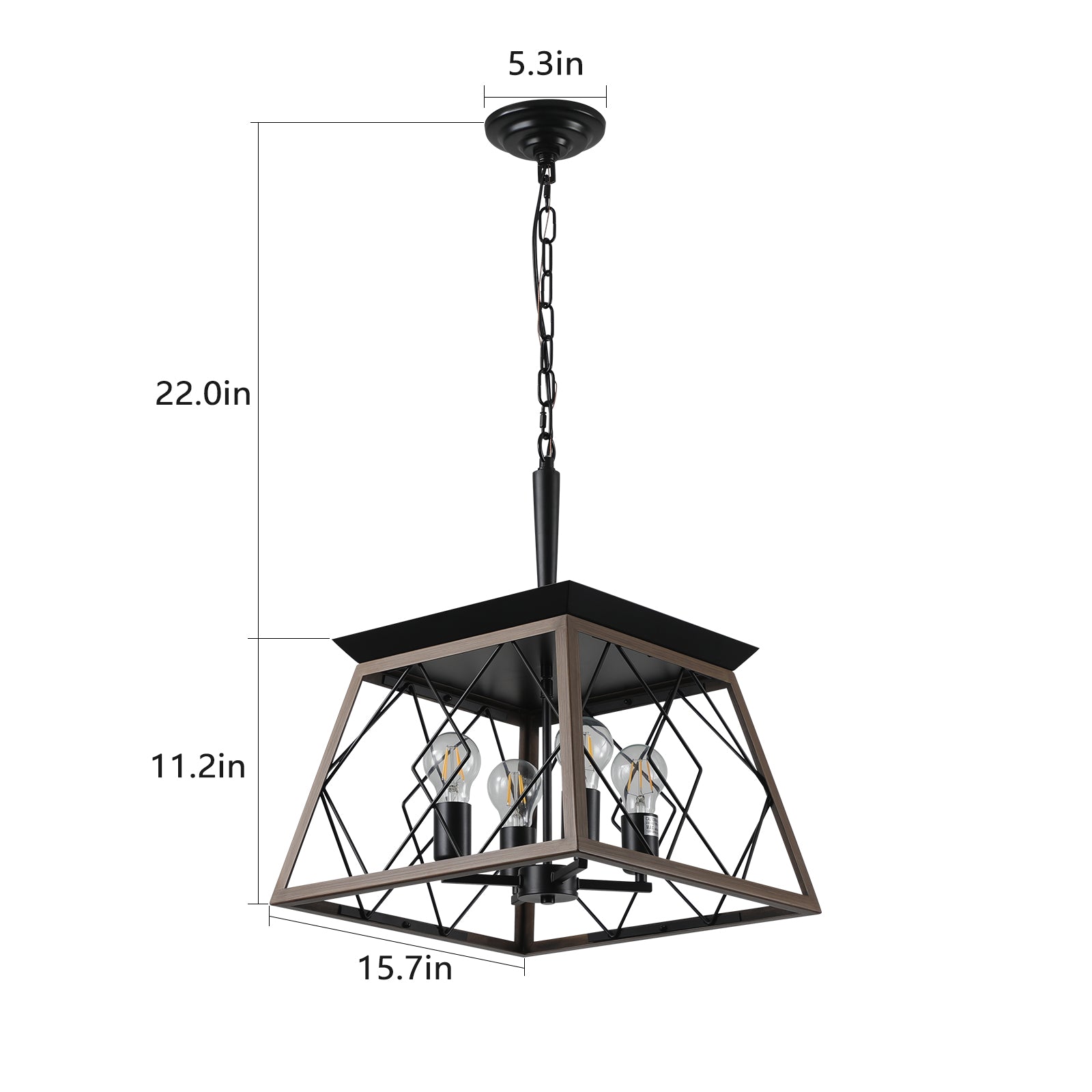 Farmhouse Pendant Dining Room Light Fixture
