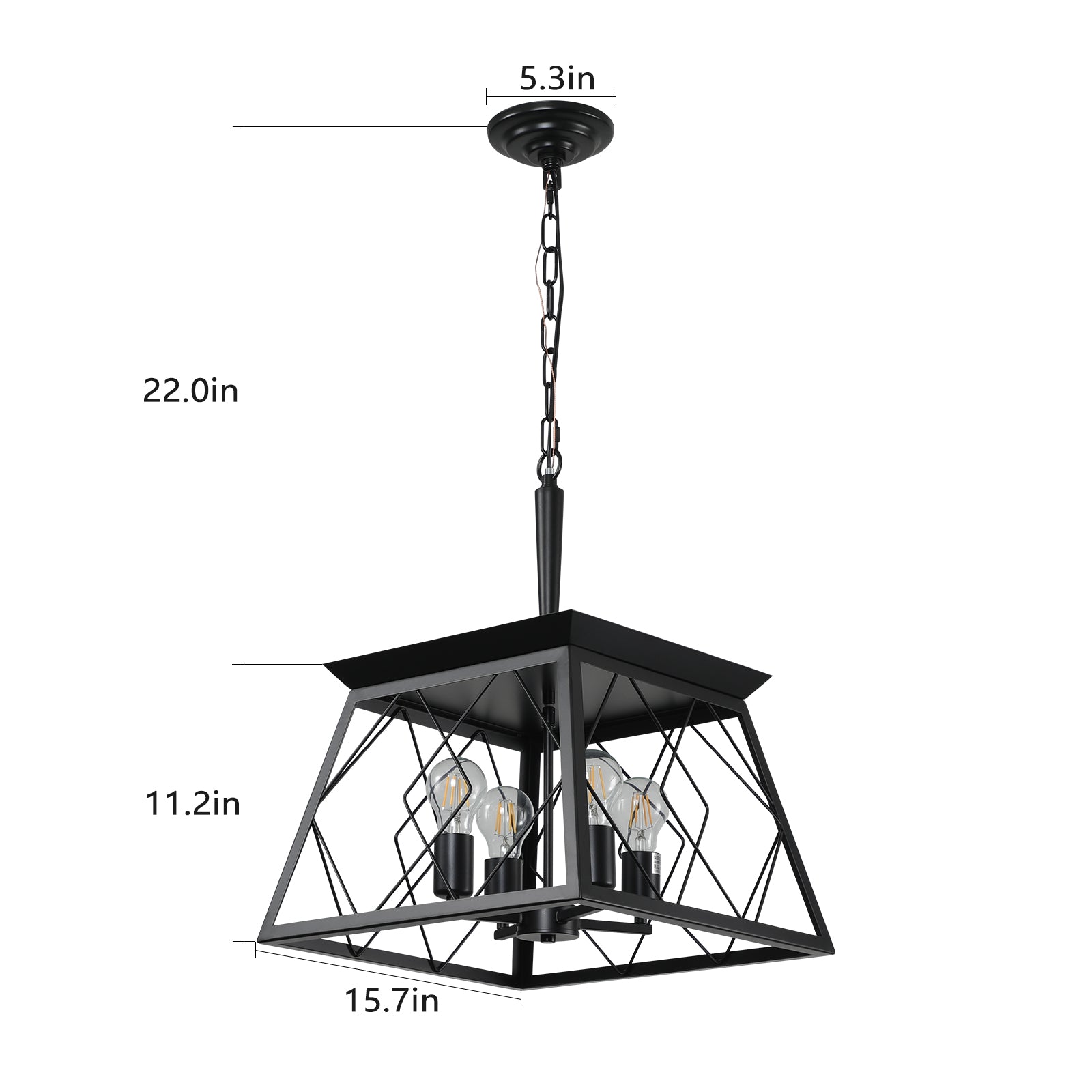 Farmhouse Pendant Dining Room Light Fixture