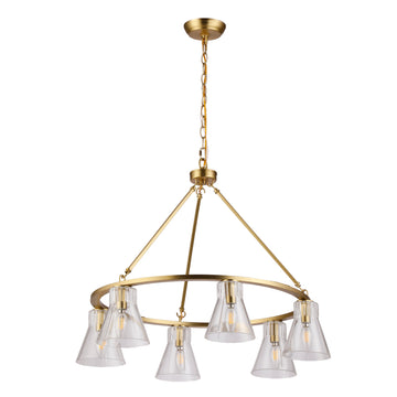 Round Shape Pendant Light with 6 Lights