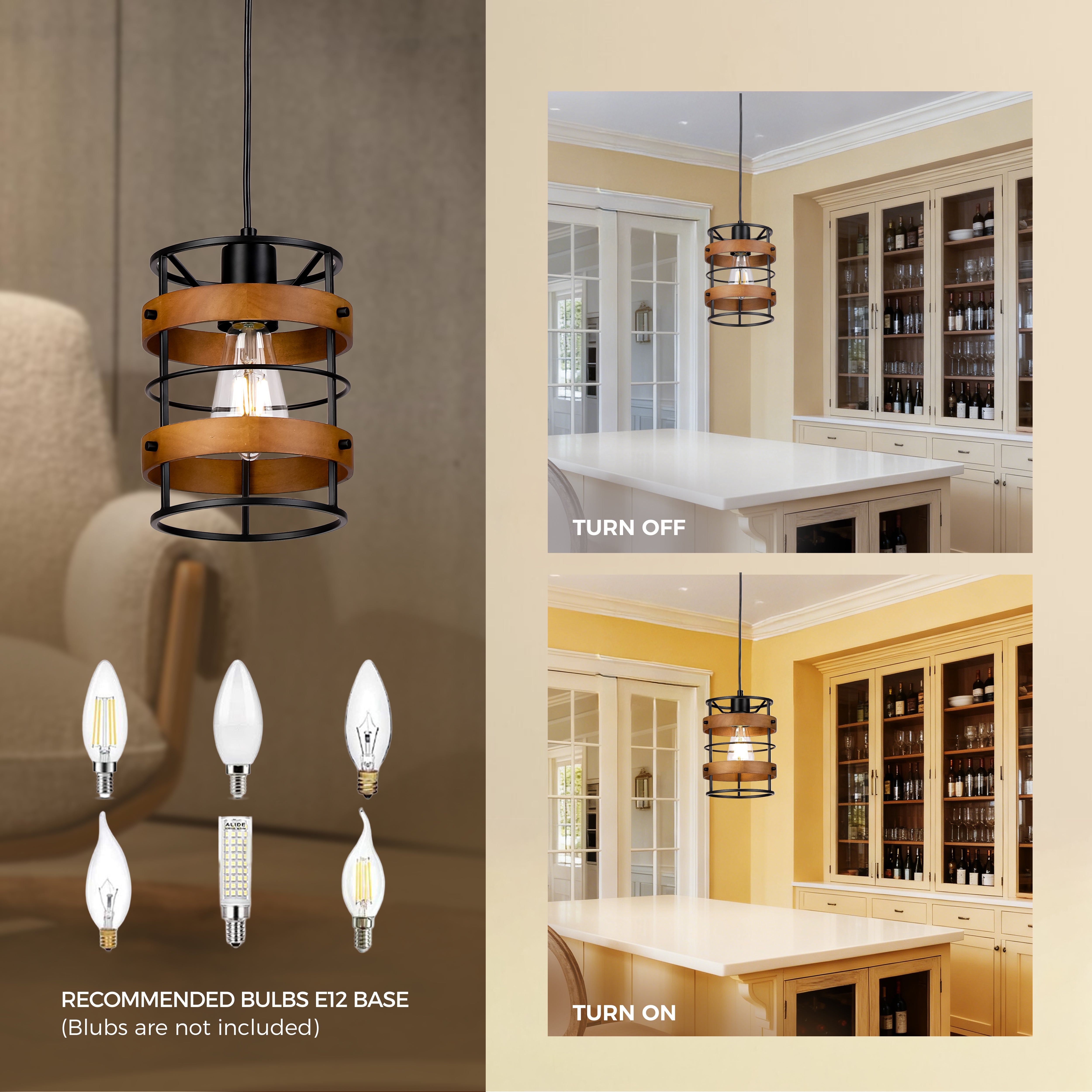 Small Round Shape Pendant Light