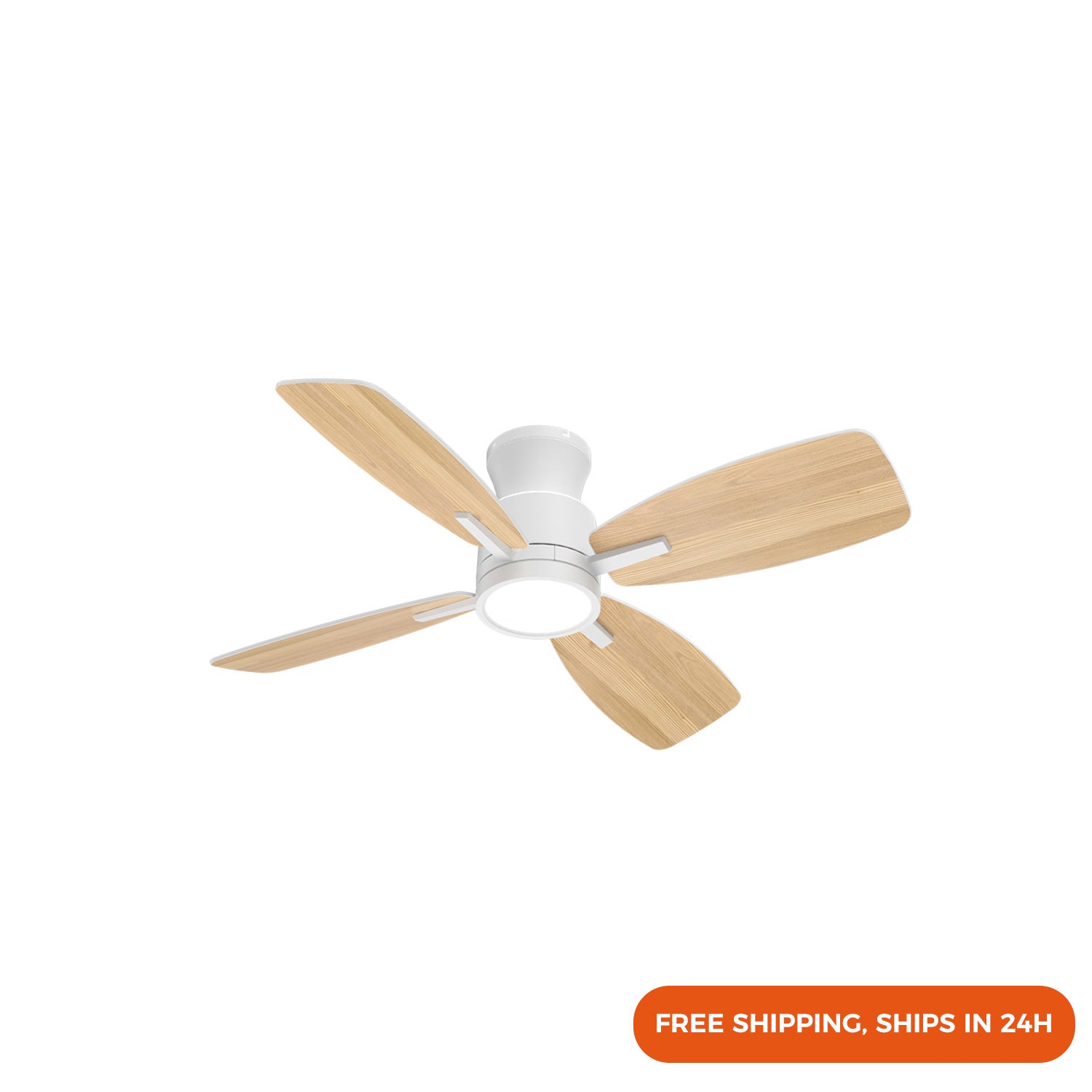 42" Ceiling Fan with Back Lights, Dimmable, Remote Control