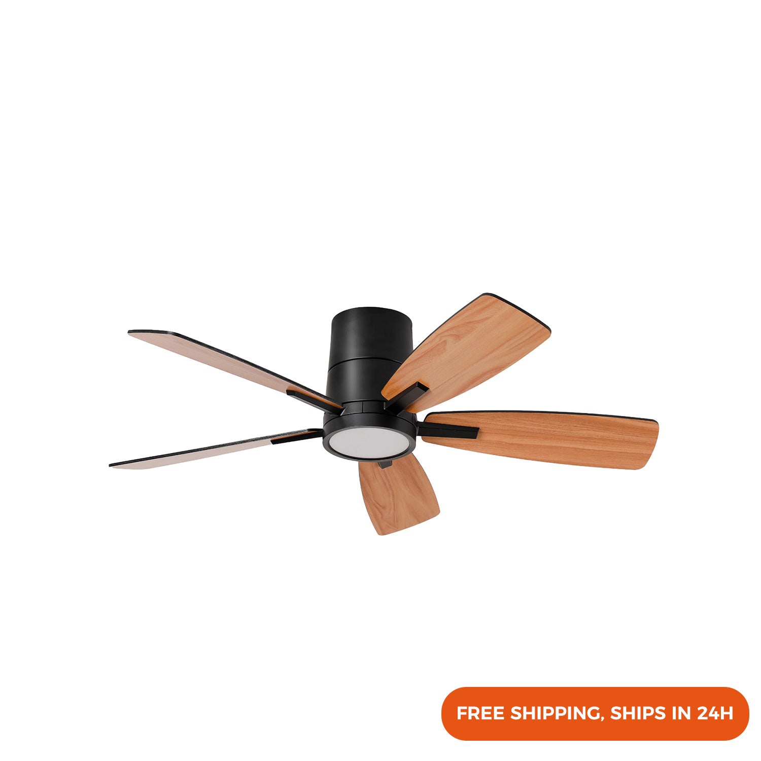 42 Inch 5 Plywood Blades Fan Lighting, 6 Speeds, Stepless 3 CCT