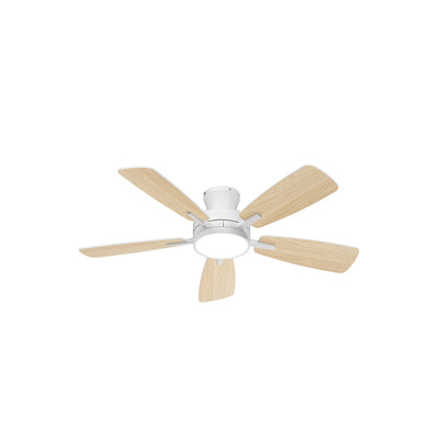 T5 52 inch Indoor Ceiling Fan with LED Light, Stepless 3 CCT