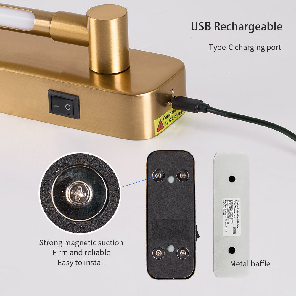 Modern Battery Operated Wall Sconces with Remote Control