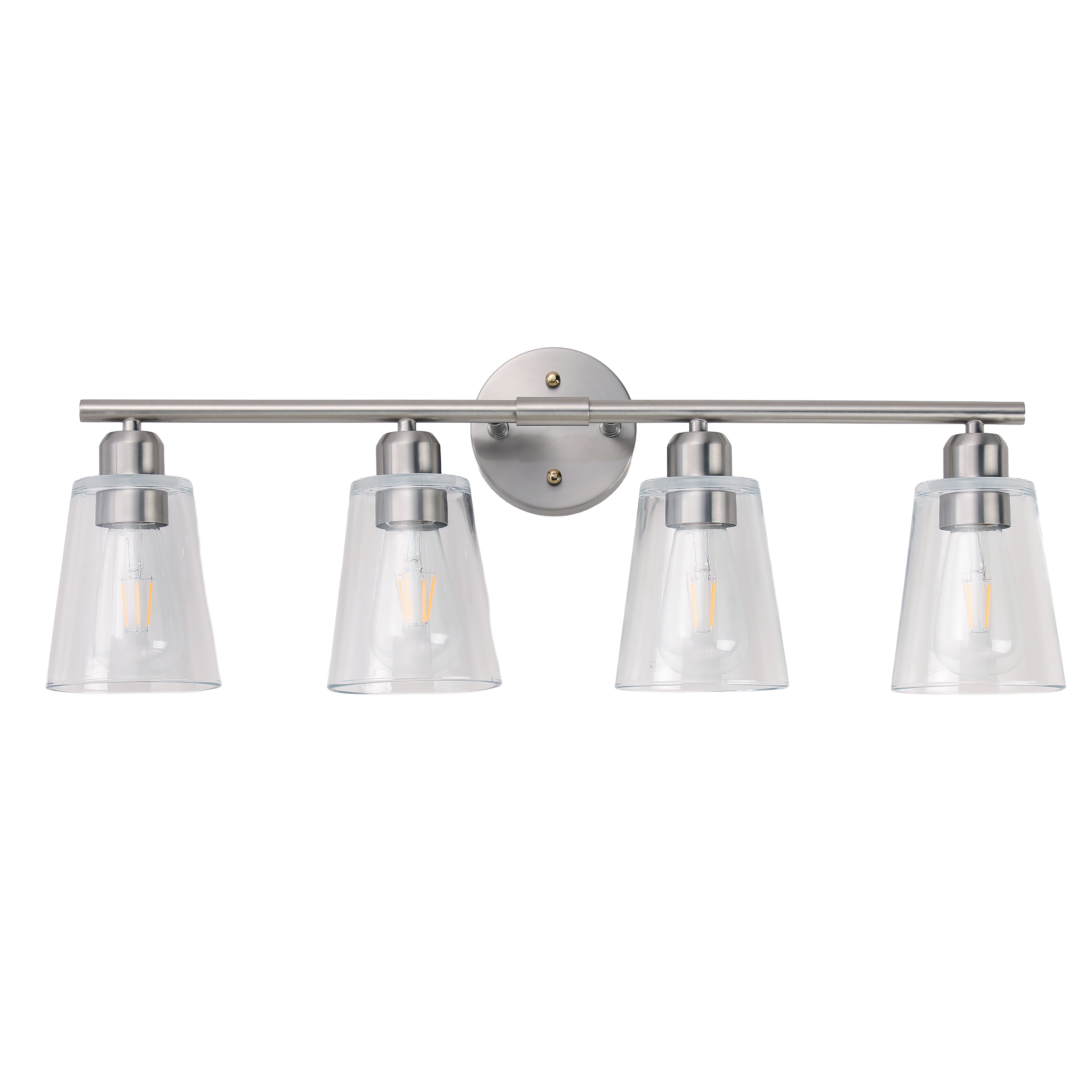 Farmhouse Cone Type Glass Vanity Lighting