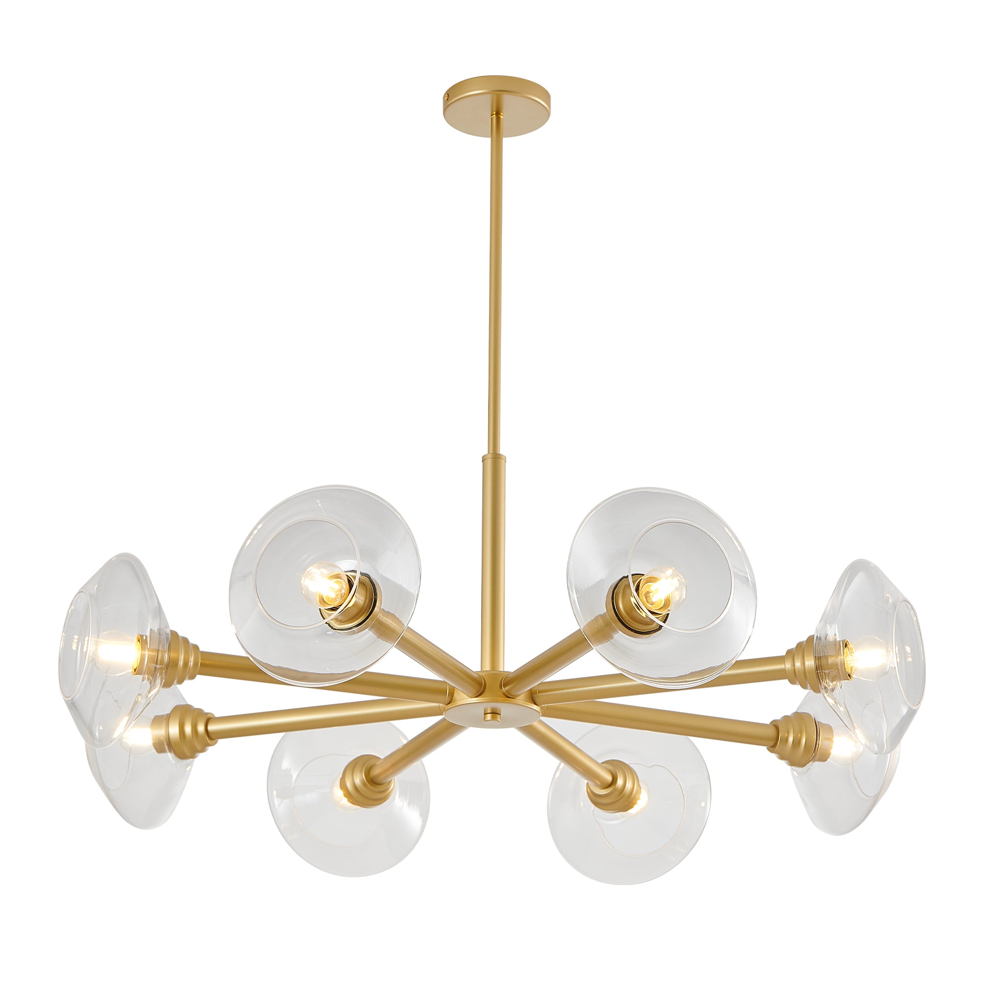 Globe Sputnik Gold Pendant Light