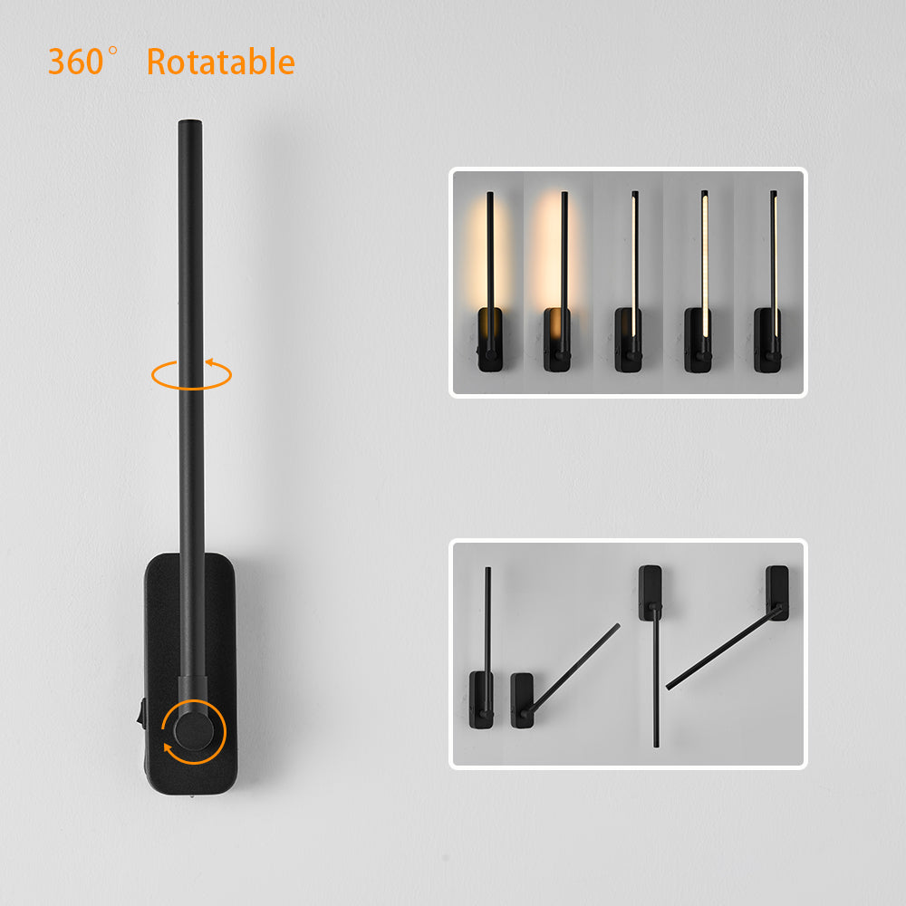Modern Battery Operated Wall Sconces with Remote Control