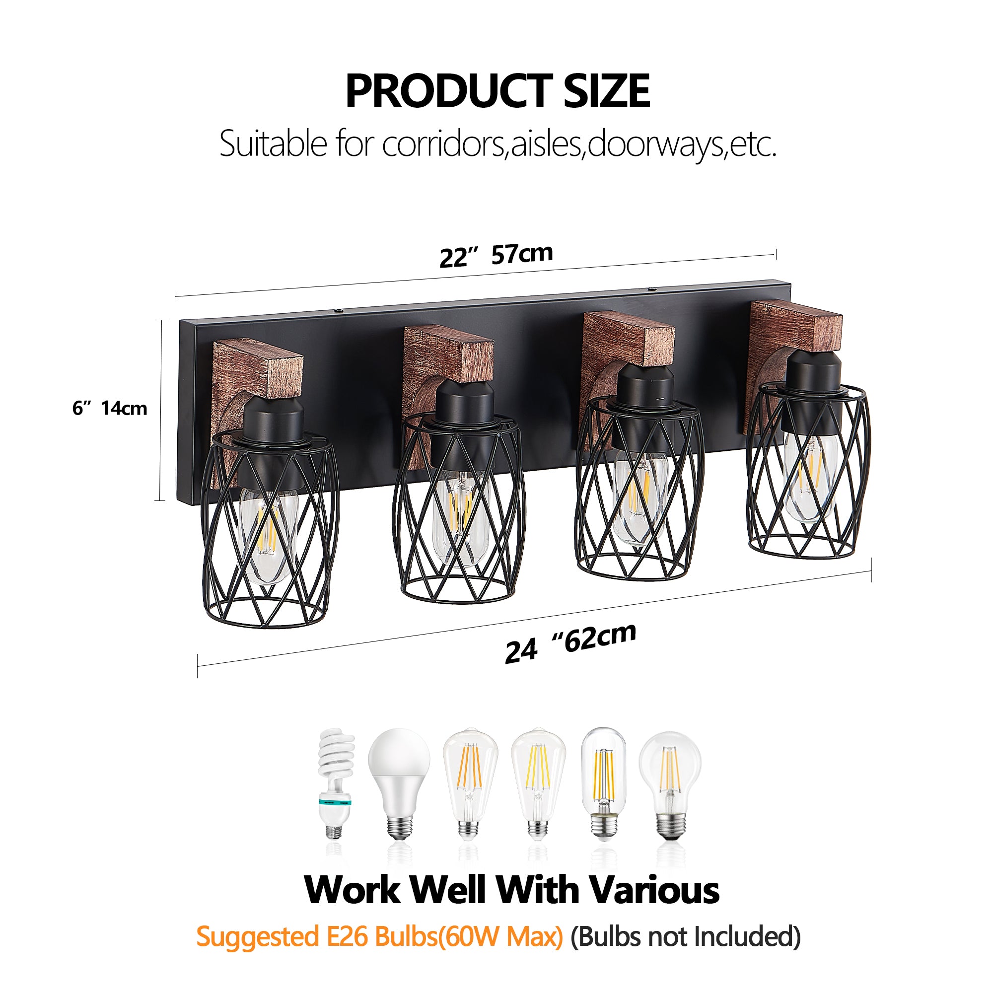 Farmhouse Bathroom Vanity Light Fixtures