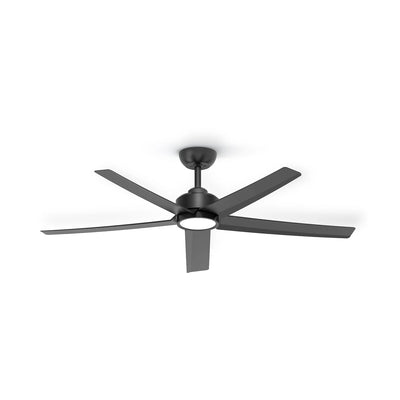 W5 52" Ceiling Fan with Light Remote Control Stepless 3 Color Temperature